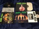 (3) 1985 1987 1988 Overkill Vinyl lp Record Albums:  Under The Influence, F You+