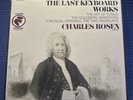 Johann Sebastian Bach The Last Keyboard Works Charles Rosen Vinyl  NEW SEALED