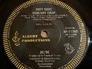 AC/DC Dirty Deeds Done Dirt Cheap RARE AUSSIE PROMO 7