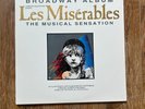 LES MISERABLES Original Broadway Cast GEFFEN 2XLP VG+ gatefold with insert