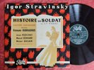 LP STRAVINSKY Histoire du soldier Fernand OUBRADOUS 33 dtx 124
