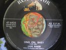 HEAR Jane Baker 45 Sing On Baby / Boom-De De-Boom RCA R&B popcorn
