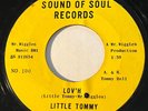 NORTHERN SOUL Little Tommy LOV'H / I'M HURT Sound of Soul 45 rare EX
