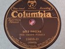 78 RPM -- The Grady Family Gold Diggers Caroline's Best, Columbia 15633-D HEAR