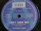 THE ROLLING STONES I Don't Know Why - 1975 Aussie PROMO - DECCA