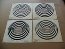 4 GENUINE ORIGINAL UK VERTIGO SWIRL INNER SLEEVES NUCLEUS AFFINITY MAY BLITZ etc