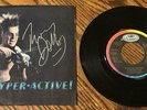 Thomas Dolby Hyperactive 7” 45 Vinyl Record Signed Autographed