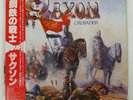 SAXON CRUSADER CARRERE P11467 Japan OBI INSERT VINYL LP