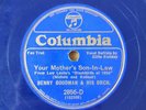 Billie Holiday 1st Record 'Your Mother's Son In Law' 1933 78 rpm record Jazz