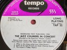 1958 The Jazz Couriers With Ronnie Scott And Tubby hayes- In Concert Lp 12