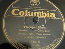 Columbia 78 RPM Donald Lindley - Trumpet Blues / Sweet Stuff 546-D V+
