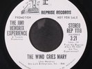 JIMI HENDRIX EXPERIENCE: the wind cries mary / mono REPRISE 7