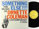 Ornette Coleman - Something Else LP - Contemporary - C3551 Mono DG VG++