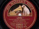 Maurice Chevalier - Louise / On Top Of The World, Alone (Shellac, 10