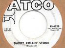 JIMMY RICKS & THE RAVES Daddy Rollin' Stone on Atco popcorn R&B DJ 45 HEAR