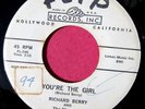 RICHARD BERRY AND THE PHARAOHS - You're the Girl - clean Promo 45 rpm - Flip 331