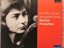 MICHELE AUCLAIR ' BARTOK, PROKOFIEV. SONATAS'  1ST,  COUP D ARCHET. MINT