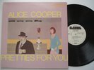 ALICE COOPER Pretties For You STRAIGHT original White Label Promo vinyl LP Psych