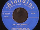 AMOS MILBURN: bad, bad whiskey / i'm going to tell my mama ALADDIN 7