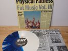 Fat Music Vol. 3 Physical Fatness Fat Wreck Chords White & Blue Splatter LP