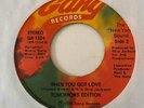 Rare Sweet Soul 45 TOMORROW'S EDITION When You Got Love/Say It Again HEAR