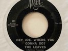 Garage 45 THE LEAVES Hey Joe, Where You Gonna Go/Be With You Mira Rare 1st Vers.