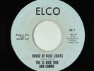 R&B Soul Mod 45 - El-Rich Trio - House Of Blue Lights - Elco - VG++ obscure