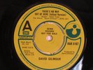 Rock 45 DAVID GILMOUR There's No Way Out OF Here HARVEST VG++ promo uk HEAR f