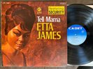 ETTA JAMES Tell Mama - Rare 1968 1st Press Cadet LP - LOVELY VG+