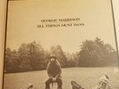George Harrison All Things Must Pass 3LPs STCH 639 Poster Capitol Purple Label