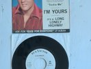 ELVIS PRESLEY ORIGINAL 45 PROMO WHITE LBL LONG LONELY HIGHWAY/I'M YOURS  M-USA
