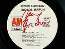 Signed promo LP - Gary Brooker,  Procol Harum - 'Broken Barricades' 1971