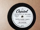 Les Baxter Santa Claus' Party Hang Your Wishes On Tree 78 rpm Capitol 2275 Promo
