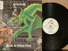 Attacker – Battle At Helms Deep LP 1985 Metal Blade – MBR 1034 [Promo] VG/VG+