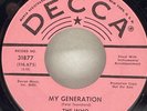 The Who – My Generation / Out In the Street Promo Decca 45 Vinyl 31877 Rare