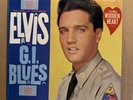 ELVIS PRESLEY GI BLUES RCA LPM 2256 LP WITH WOODEN HEART STICKER FREE SHIP
