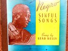 78 RPM  Leadbelly NEGRO SINFUL SONGS, Musicraft 31 (5 78 Album),  EE+ Folk Blues