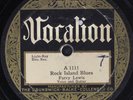 FURRY LEWIS: rock island blues / everybody's blues VOCALION Single 78 RPM