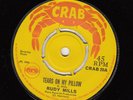 RUDY MILLS *TEARS ON MY PILLOW/ I AM TRAPPED 1969 UK CRAB  REGGAE  NEAR MINT