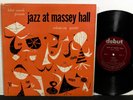 Jazz At Massey Hall Quintet 10” LP DEBUT DLP-2 MONO DG 1953 PARKER POWELL MINGUS