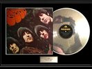 THE BEATLES RUBBER SOUL WHITE GOLD PLATINUM RECORD LP ALBUM NON RIAA RARE