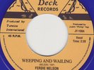 NEW- FERDIE NELSON- Weeping & Wailing/ ROLAND ALPHONSO- Ska-Ra-Van Take 2 JY-108