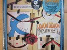 Lemon Demon Dinosaurchestra Vinyl LP Bull Moose 3 Tone Blue Swirl w/ Swamp Green