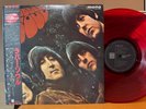 The BEATLES RUBBER SOUL w/OBI 1982 UK CUTTING JAPAN LIMITED MONO RED VINYL LP NM