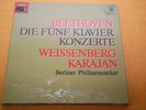 Sealed - Weissenberg Karajan Beethoven 5 Piano Concertos German EMI Quadro 4LP