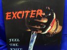 EXCITER FEEL THE KNIFE ORIGINAL VINYL LP SPEED METAL IMPORT LIVE TRACKS 1985