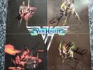 Van Halen Autographed First Album Early Signatures