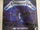 Metallica- Ride The Lightning Vinyl 1984 Elektra Records 60396-1
