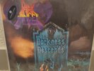 Dark Angel Darkness Descends OG 1986 1st Press Combat Thrash Metal LP EX