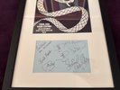 ROCK  /  DEEP PURPLE / WHITESNAKE:  full band autographed, framed & glazed +COA